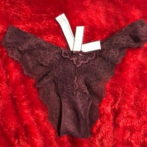 XS Brazilian slip lace panty